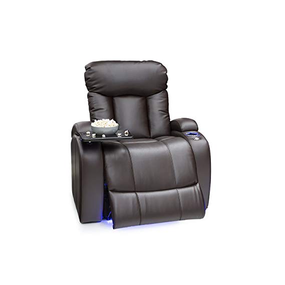 SeatCraft Orleans Leather Gel Manual Large Recliner Chair